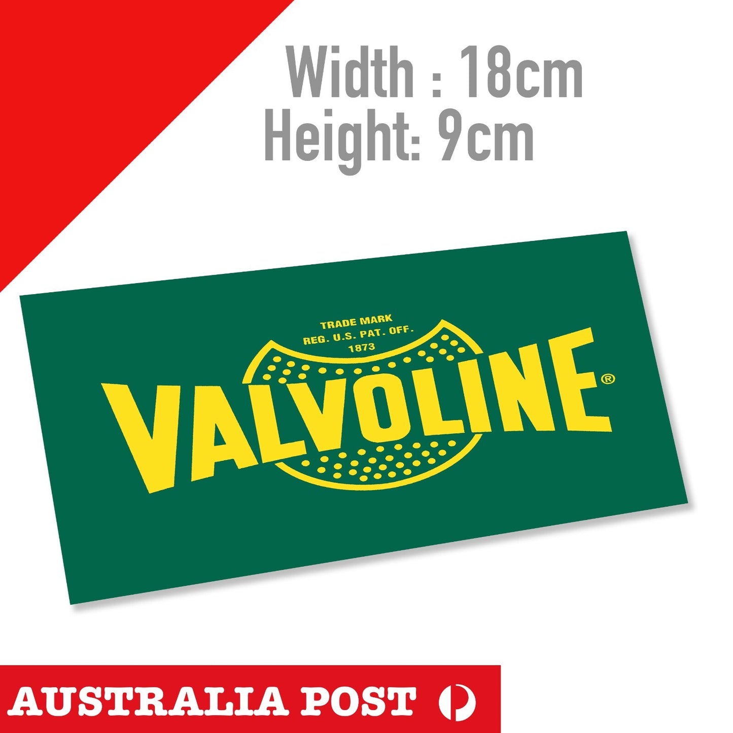VALVOLINE Vintage Logo Stickers