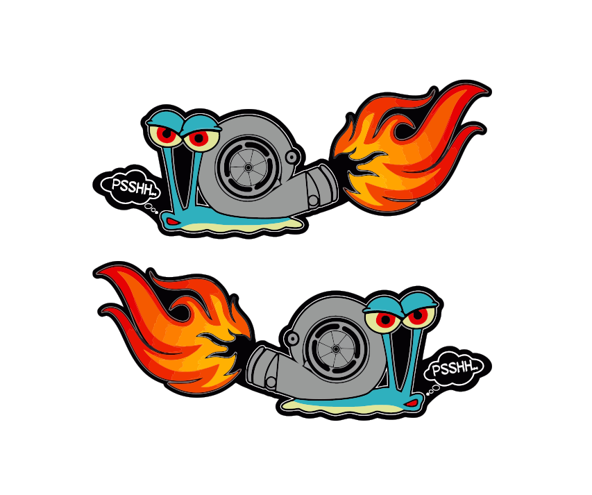 Turbo Snail – Astro Stickers