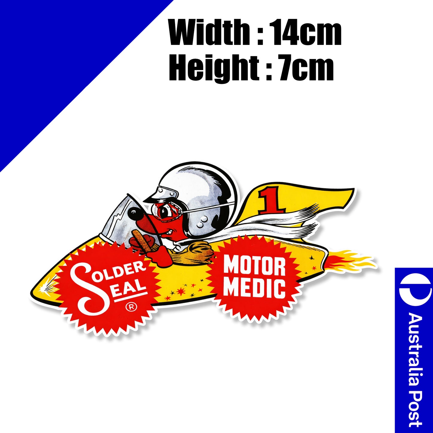 SOLDER SEAL Motor Medic Sticker