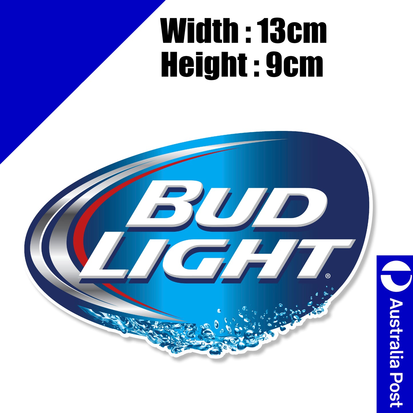 Bud Light BEER Logo , Toolbox, fridge sticker