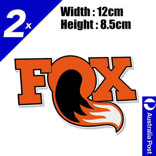 FOX Suspension style Sticker Factory Fork Orange Bicycle Stickers