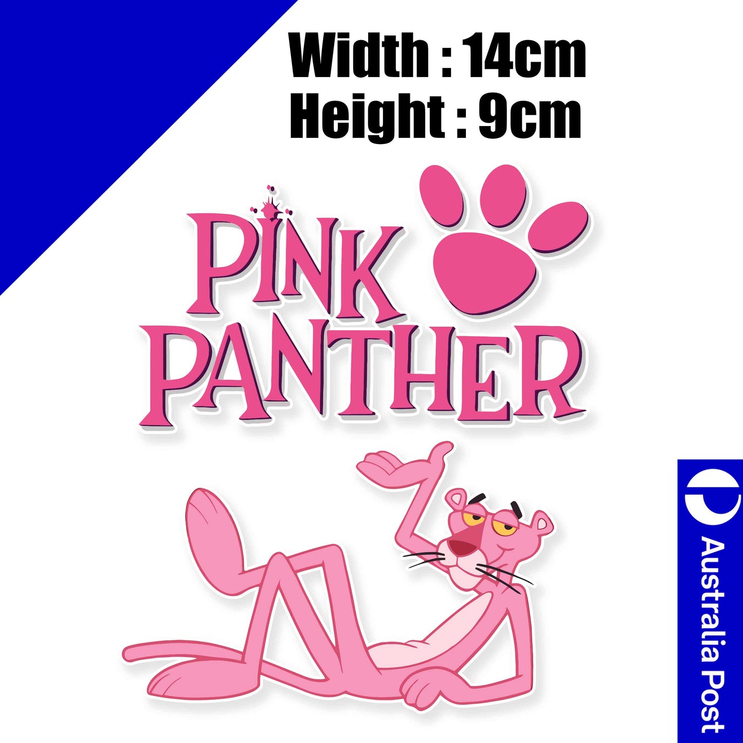 PINK PANTHER Pink Tiger Cartoon Sticker