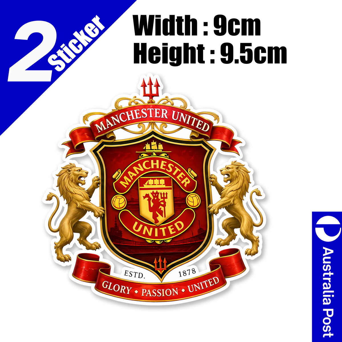 Manchester United FC Premier League Sticker