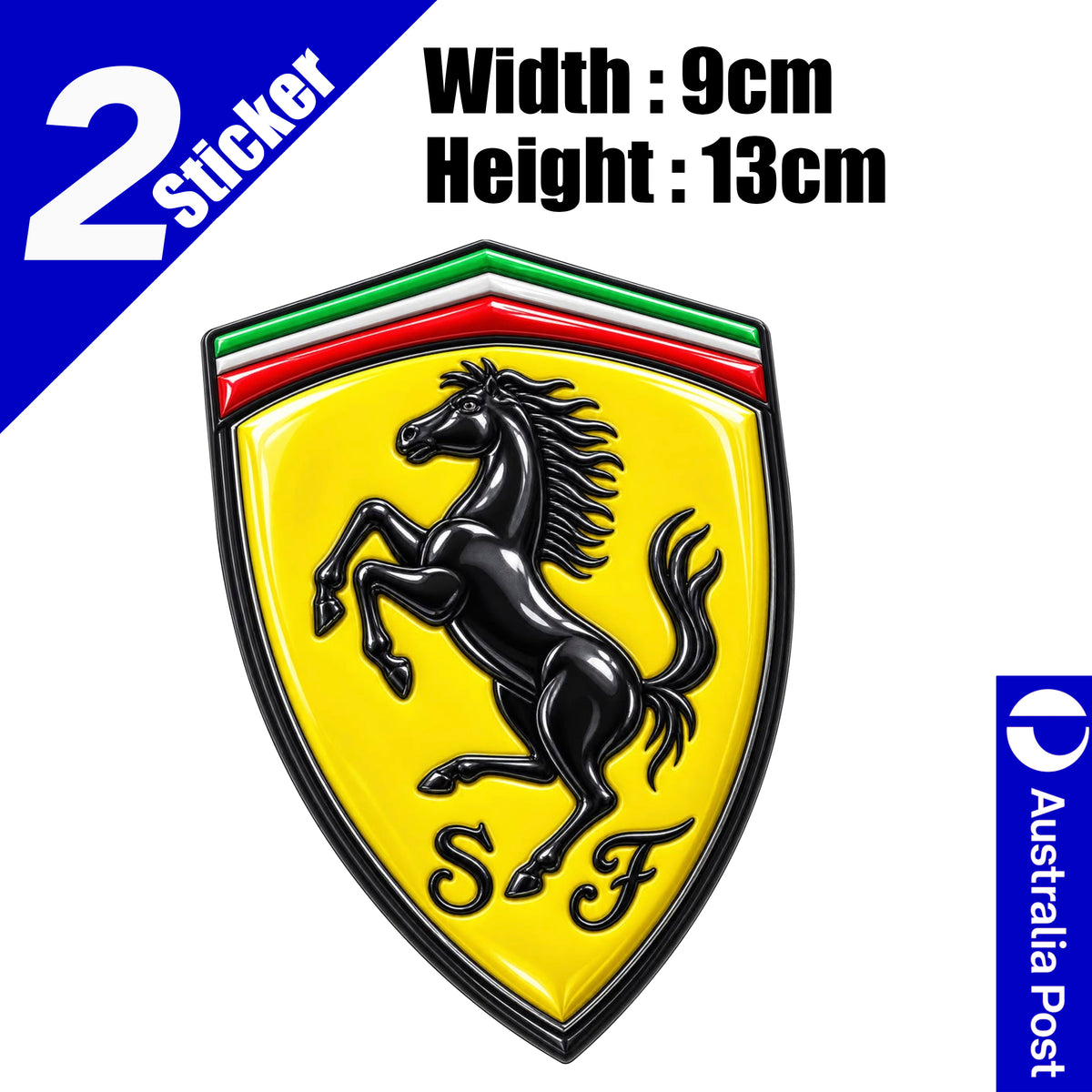 Ferrari badge Car Logo Badge, FERRARI Logo Sticker