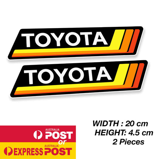TOYOTA TRD Vintage Banner Large Sticker