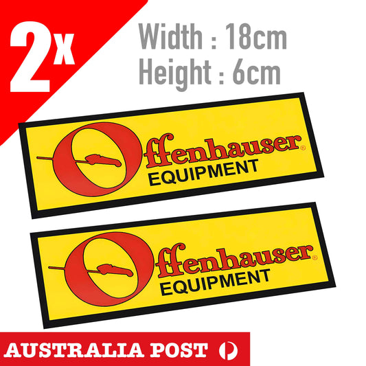 OFFY Offenhauser Equipment Vintage Banner Sticker