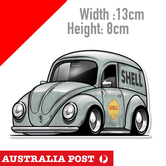 Volkswagen BEETLE SHELL Oil Racing Car Sticker