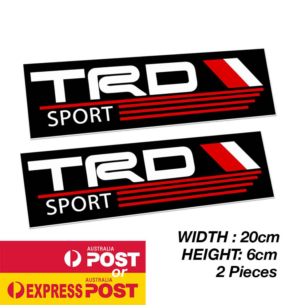 TOYOTA TRD SPORT Stripes Logo Sticker