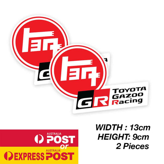 TOYOTA GAZOO Racing JDM Japanese Logo Sticker