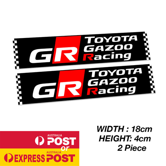 TOYOTA GR SPORT Banner Black Stickers