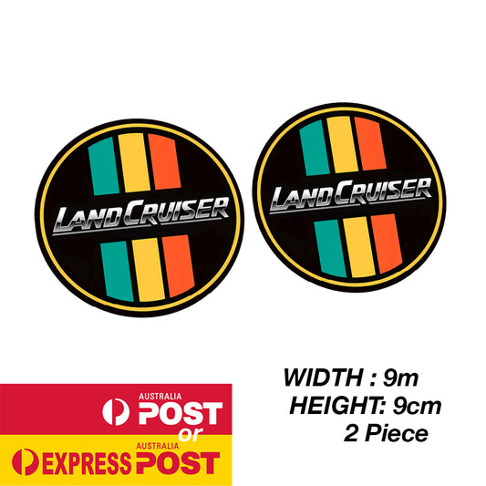 TOYOTA Land Cruiser Vintage Round Logo Sticker
