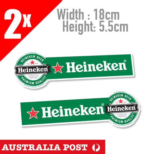 Heineken Premium Quality Lager Logo Heisenberg x2 Stickers