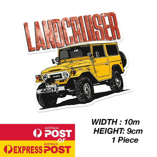 TOYOTA Land Cruiser 70 Series FJ140 Yellow Sticker