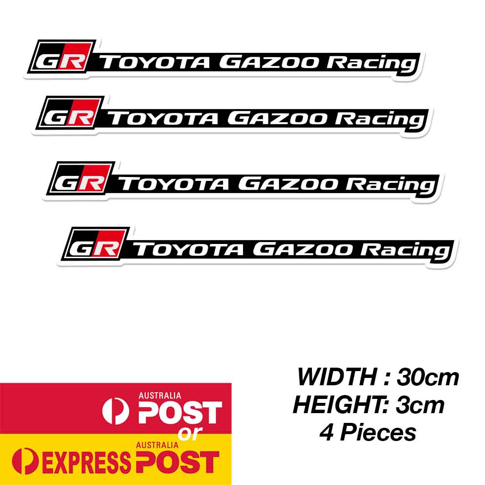 TOYOTA GAZOO Racing GR Large Banner Sticker