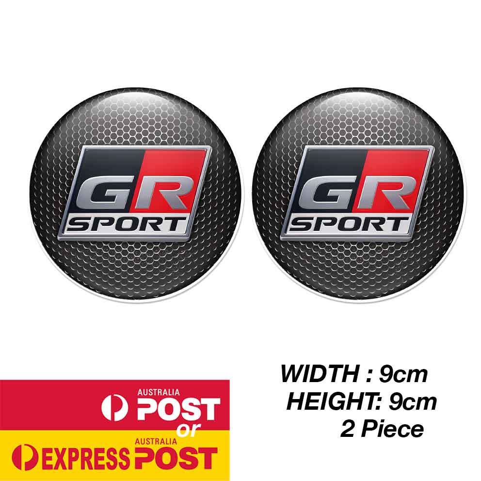 TOYOTA GAZOO GR Racing Round Badge Stickers