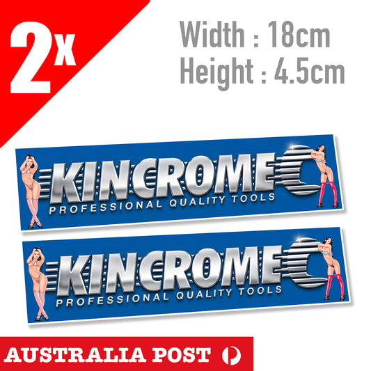 Kincrome Professional Quality Tools Banner Sexy Pin Up Girls Stickers