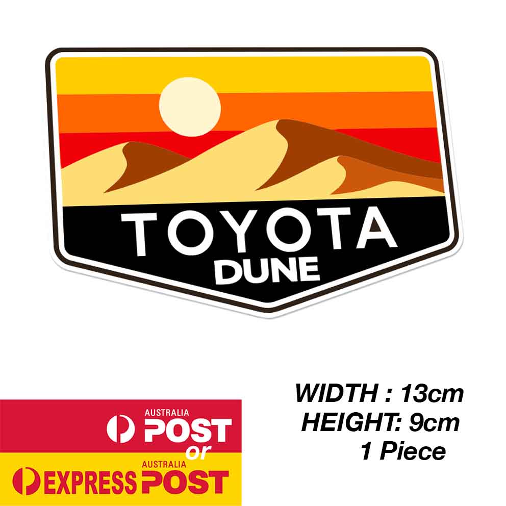 TOYOTA TRD  DUNE Retro Heritage Stickers