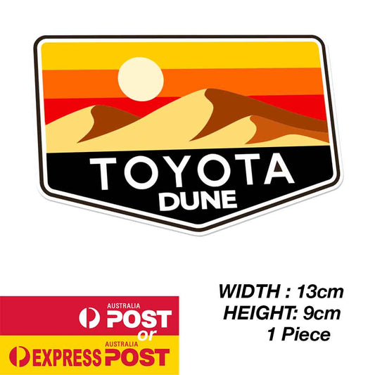 TOYOTA TRD  DUNE Retro Heritage Stickers