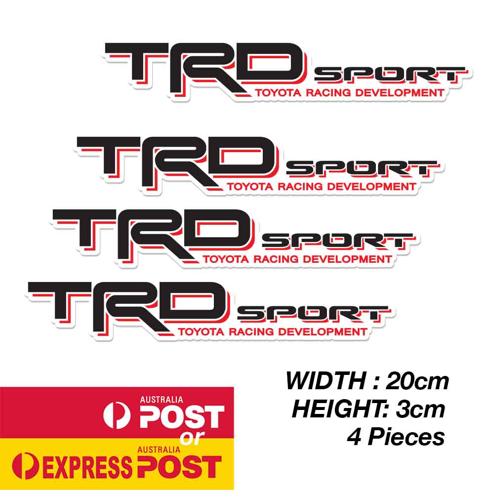 TOYOTA TRD SPORT Racing Logo Sticker