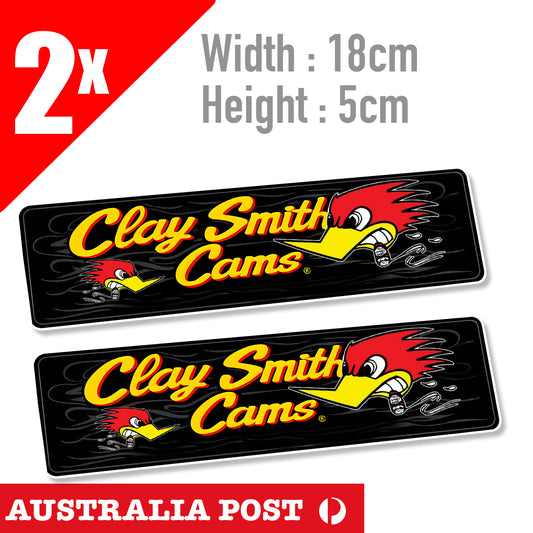 CLAY SMITH Racing CAMS VINTAGE MOTORSPORT Banner Stickers