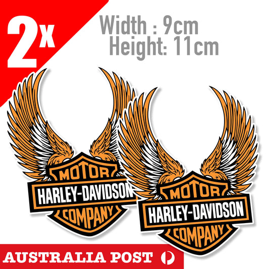 Harley Davidson Classic Motorcycle WING Logo Sticker