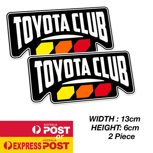 TOYOTA TRD TOYOTA CLUB Retro Heritage Stickers