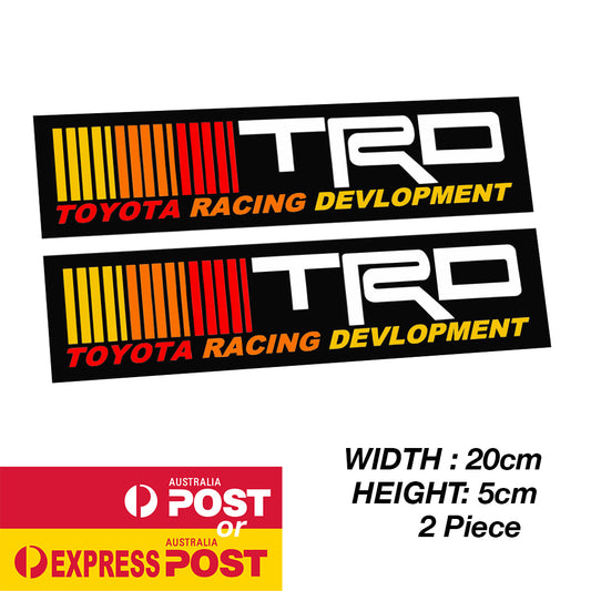 TOYOTA TRD Racing Development Sticker