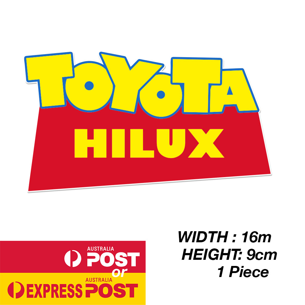 TOYOTA HiLux Toy Story Logo Style Sticker