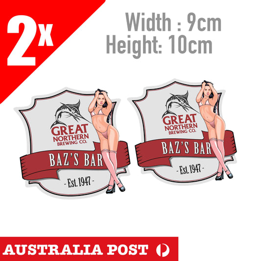 Great Northern Beer Stickers Sexy Girl Laptop Car Window Bumper 4x4 Ute Sticker
