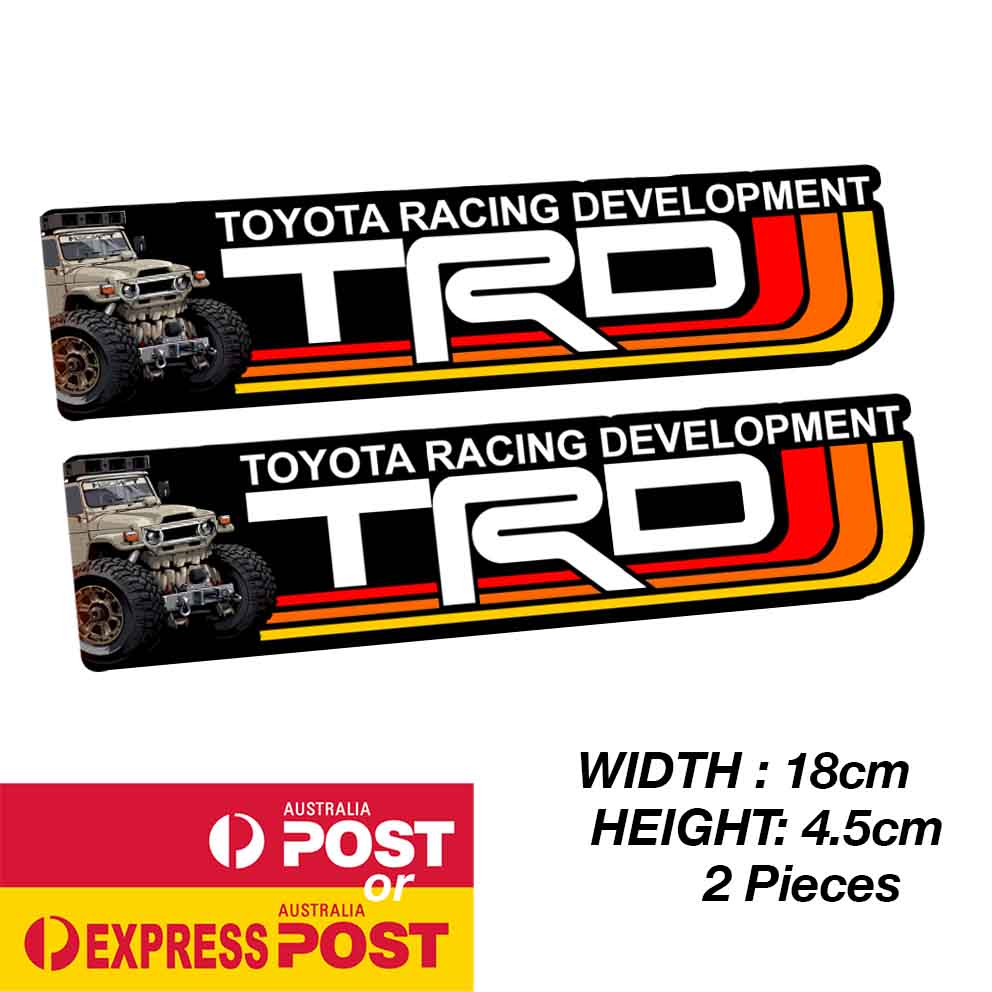 TOYOTA TRD Sport FJ140 Monster Cruiser Off Road Banner Sticker