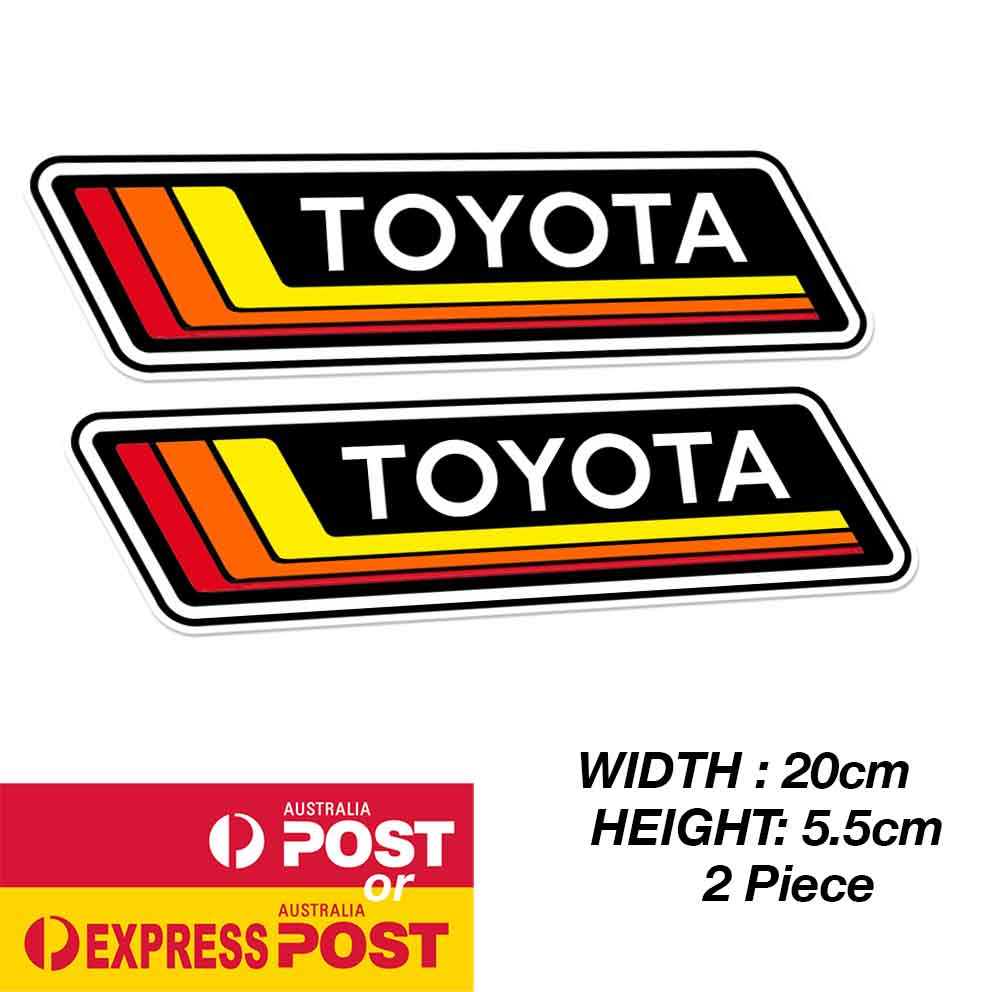 TOYOTA TRD Retro Heritage Stickers