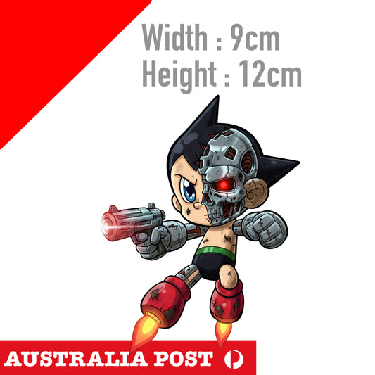 ASTRO BOY 阿童木 Japan JDM Terminator Gun Sticker