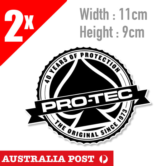 Pro-Tec Helmet Racing Wing BMX Bike Frame Landing Gear BMX 40 Logo Sticke