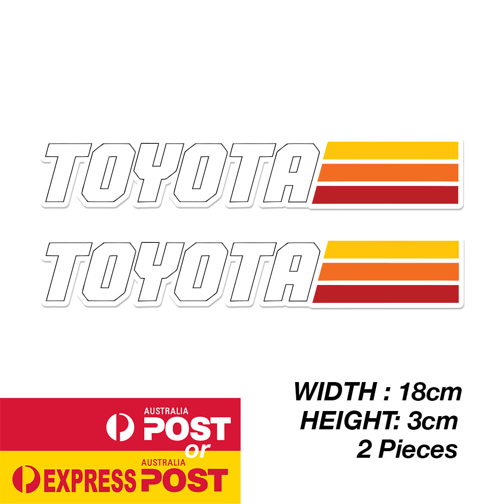 TOYOTA TRD Stripe Off Road, 4x4, 4WD TRD 3 Stripe Sticker