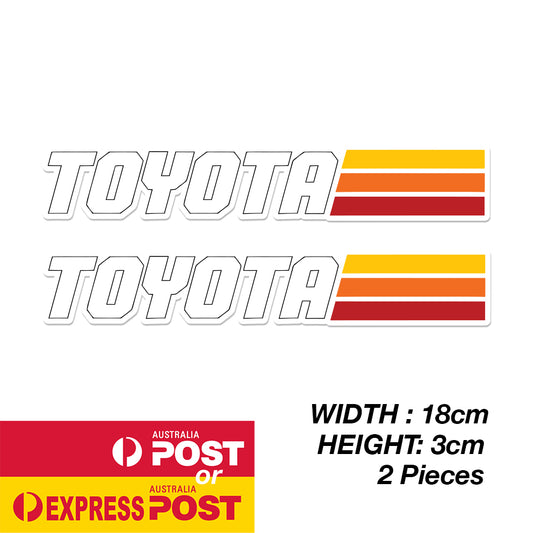 TOYOTA TRD Stripe Off Road, 4x4, 4WD TRD 3 Stripe Sticker