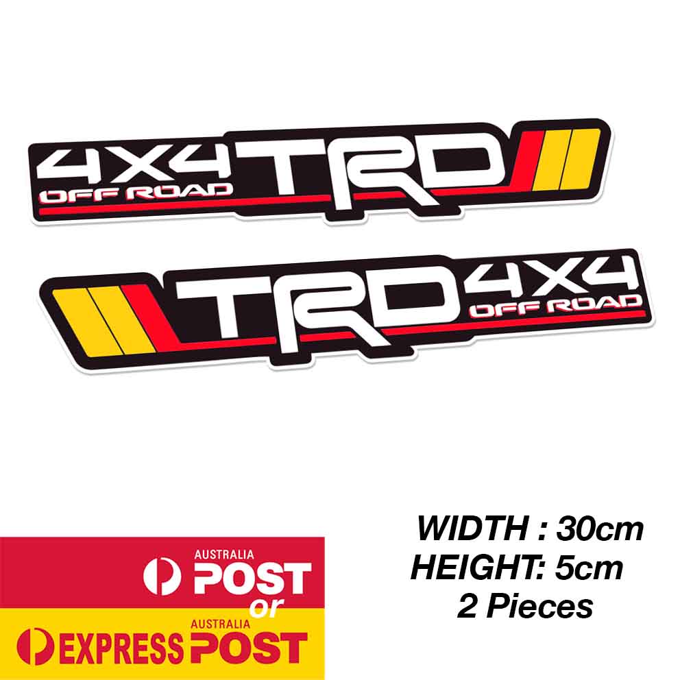 TOYOTA TRD4x4 Off Road Stripe Racing Banner Large Sticker