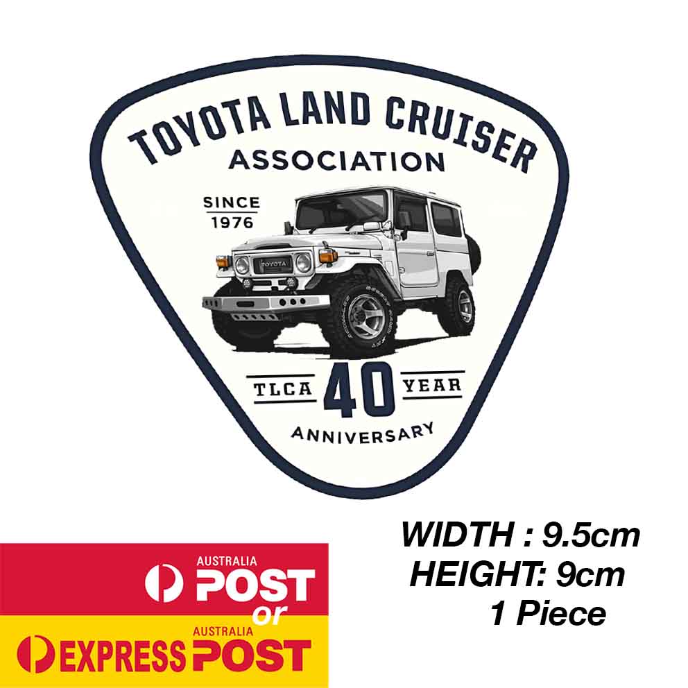 TOYOTA Land Cruiser 70 Series Fj140  Association Badge Sticker