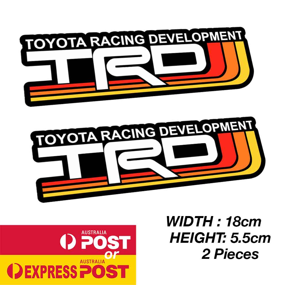 TOYOTA TRD Heritage Strip Banner Sticker