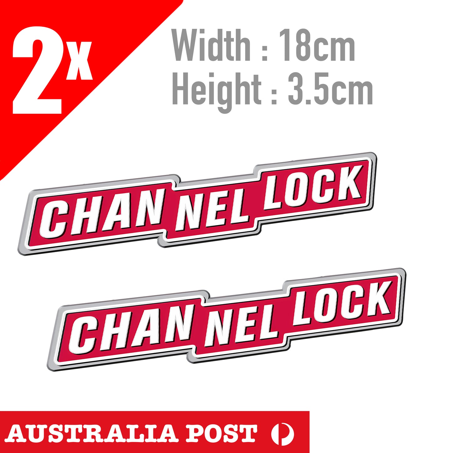 CHANNELLOCK TOOLS - Vintage 1980's Racing Sticker