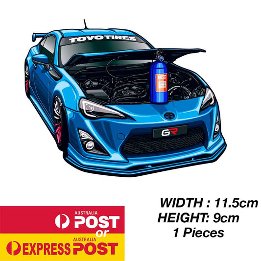TOYOTA 86 Tuned NOS TOYO Tyres Sticker