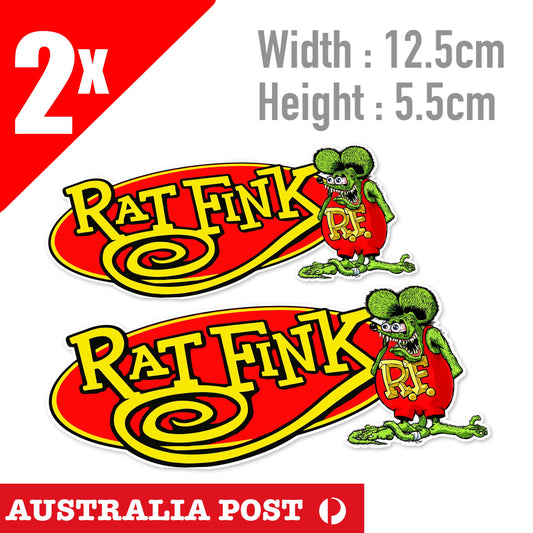 Rat Fink Logo Stickers