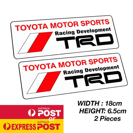 TOYOTA Toyota Motor Sport  Racing Development Banner Sticker