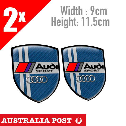 AUDI Sport badge Logo, QUATTRO AUDI Sticker