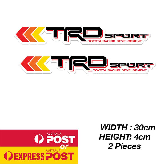 TOYOTA TRD Racing Development Stripe Racing Banner Large Sticker