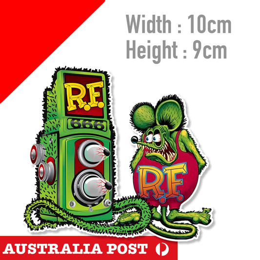 Rat Fink , Hot Rod, Ratfink Sticker