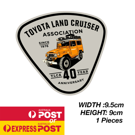 TOYOTA Land Cruise 4x4  Association Logo Sticker