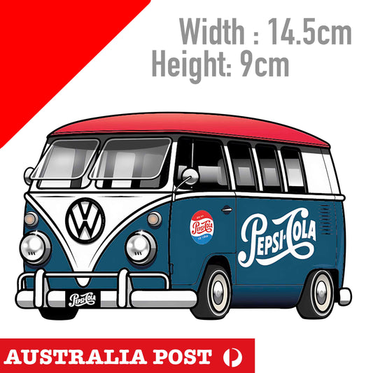 Volkswagen Bus Combi PEPSI Car Sticker