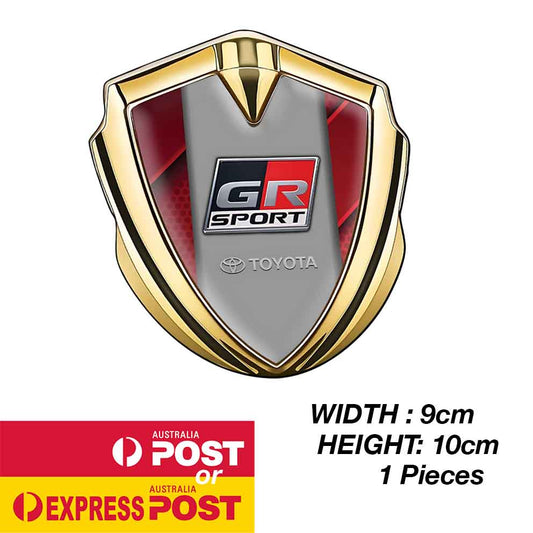 TOYOTA GR Sport Gold Badge Sticker