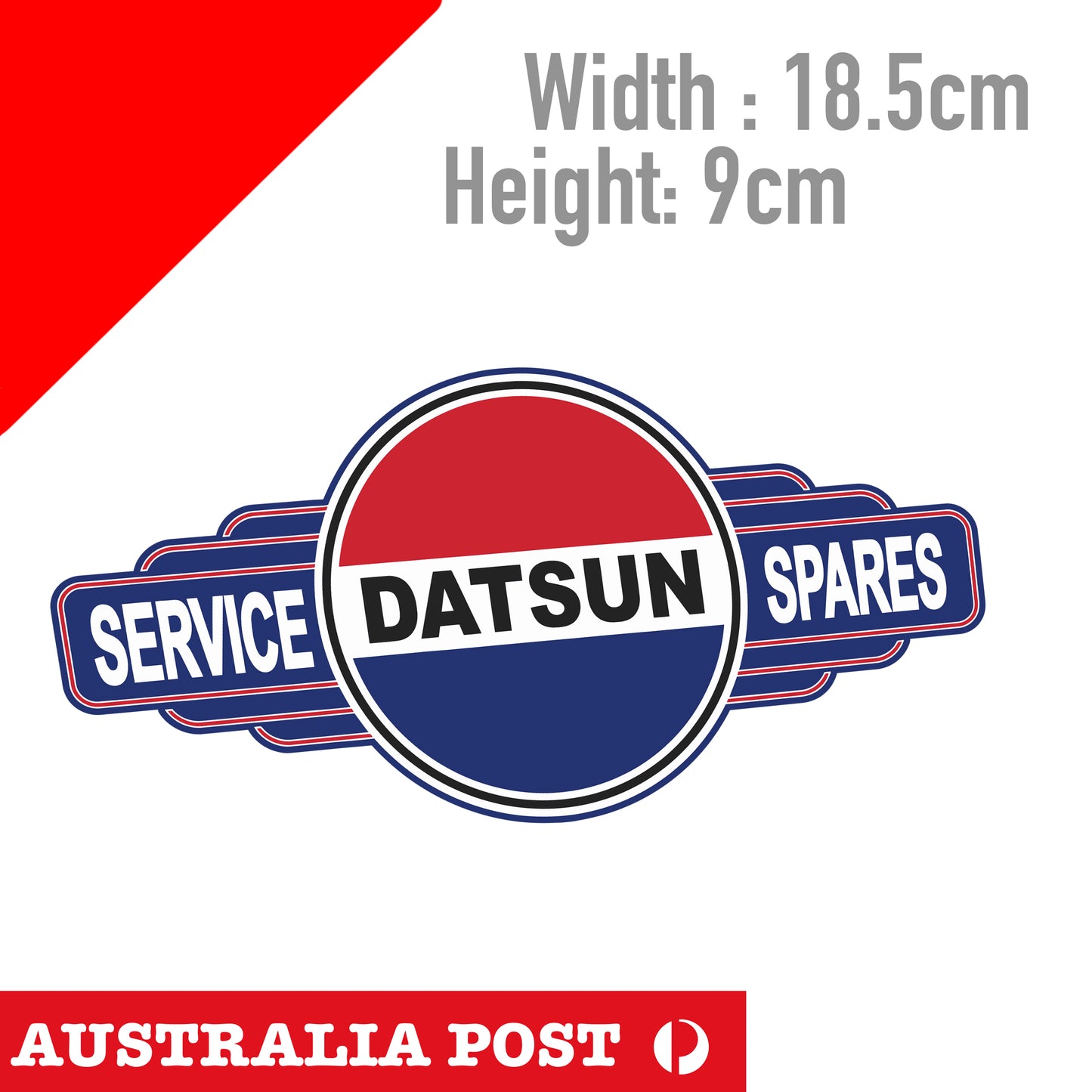 DATSUN Service & Repairs , Toolbox, fridge Sticker