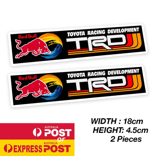 TOYOTA TRD Racing Development RED BULL Banner Sticker